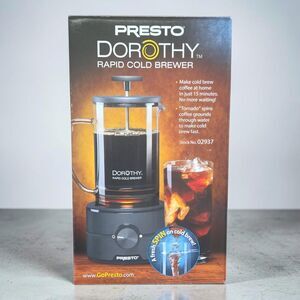 Presto Dorothy Rapid Cold Brewer Coffee Maker 22 oz New in Box